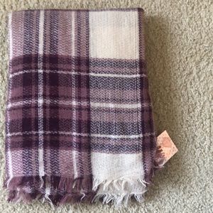 Plum Colored Blanket Scarf